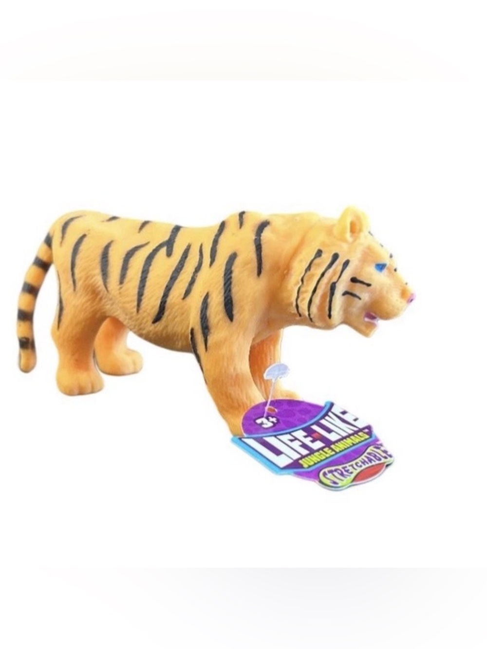JA-RU Stress Relief Fidget Tiger Toy Sensory Squeeze Squish Stretch Jiggly